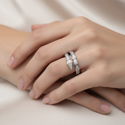 Serya – Bague Petit Serpent Élégante pour Femme