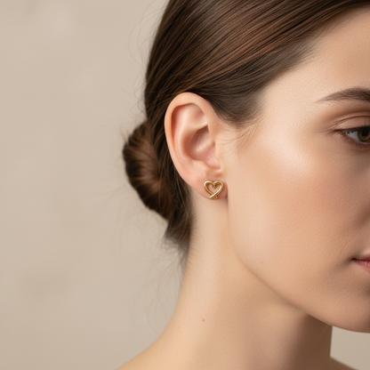 Olivia – Boucles d'oreilles Clous en Acier Inoxydable