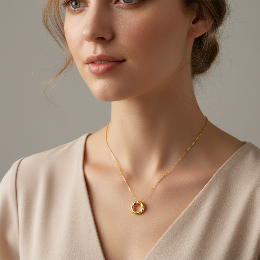 Carmen – Collier en Acier Inoxydable avec Zircon