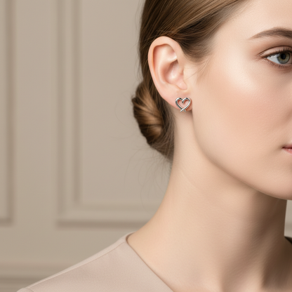 Olivia – Boucles d'oreilles Clous en Acier Inoxydable