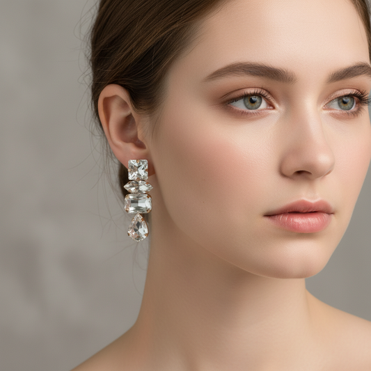 Yani – Boucles d'Oreilles Diamantées Luxe