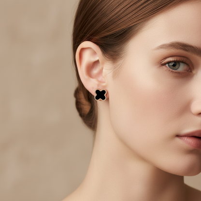 Eva – Boucles d’Oreilles Trèfle à Quatre Feuilles