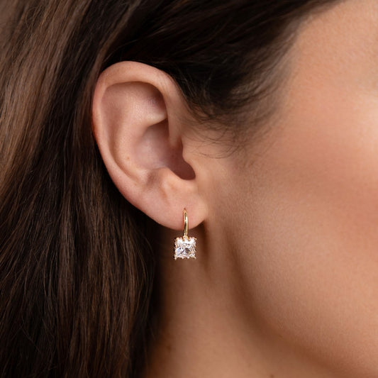 Piper – Boucles d’Oreilles Pendantes à Cristaux