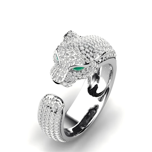 Mika – Bague Jaguar Ajustable en Or Rose