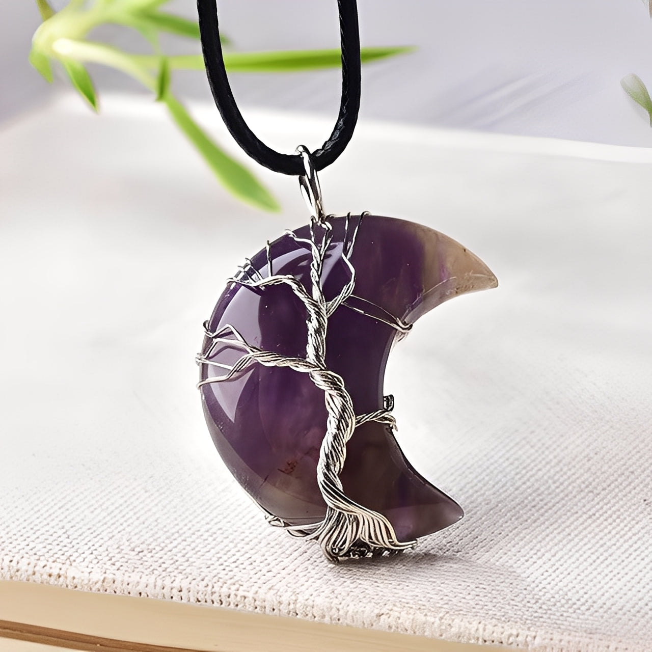 Kylie – Collier Croissant - Arbre de Vie