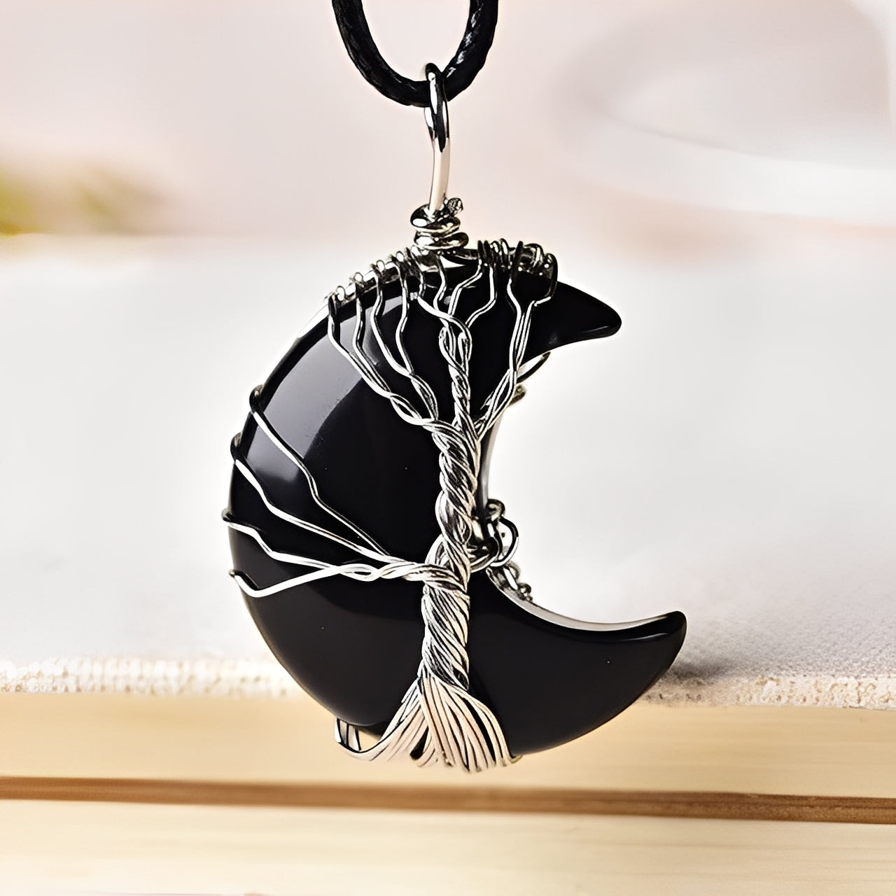 Kylie – Collier Croissant - Arbre de Vie