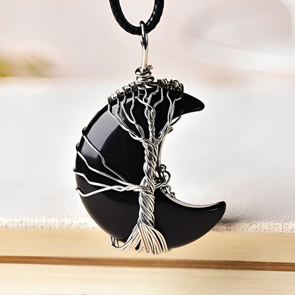 Kylie – Collier Croissant - Arbre de Vie