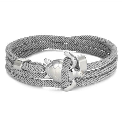 Nerida – Bracelet Artisanal avec Charme de Tortue de Mer
