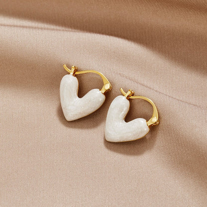 Aya – Boucles Cœur d’Amour Doré