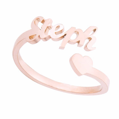 Elena – Bague Gravée avec Prénom