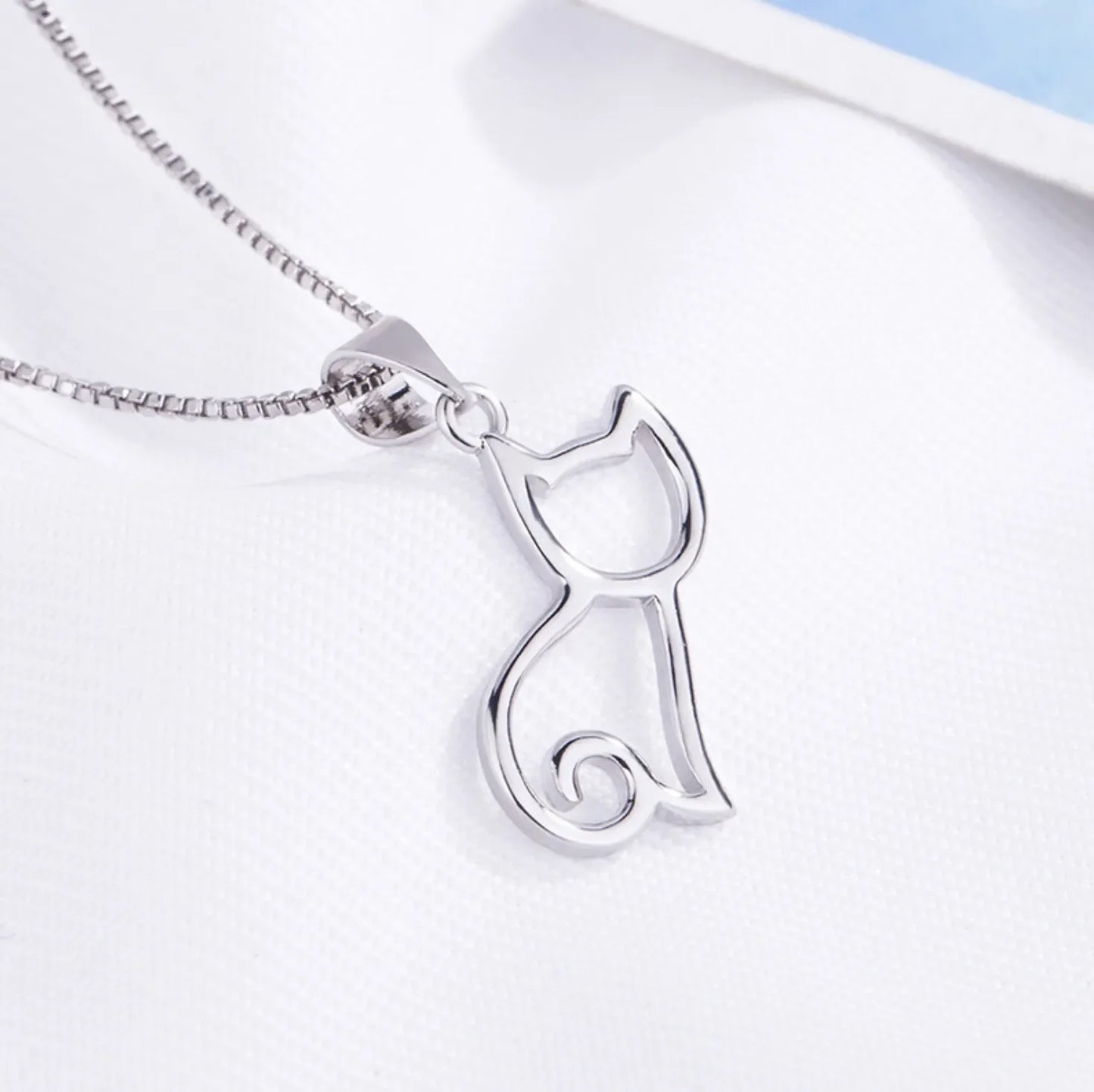 Pendentif Chat Mignon - Collier Creux