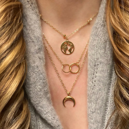 Collier Terre - Set de couches bohème