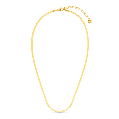 Sélia – Collier Chaîne Serpent Plate