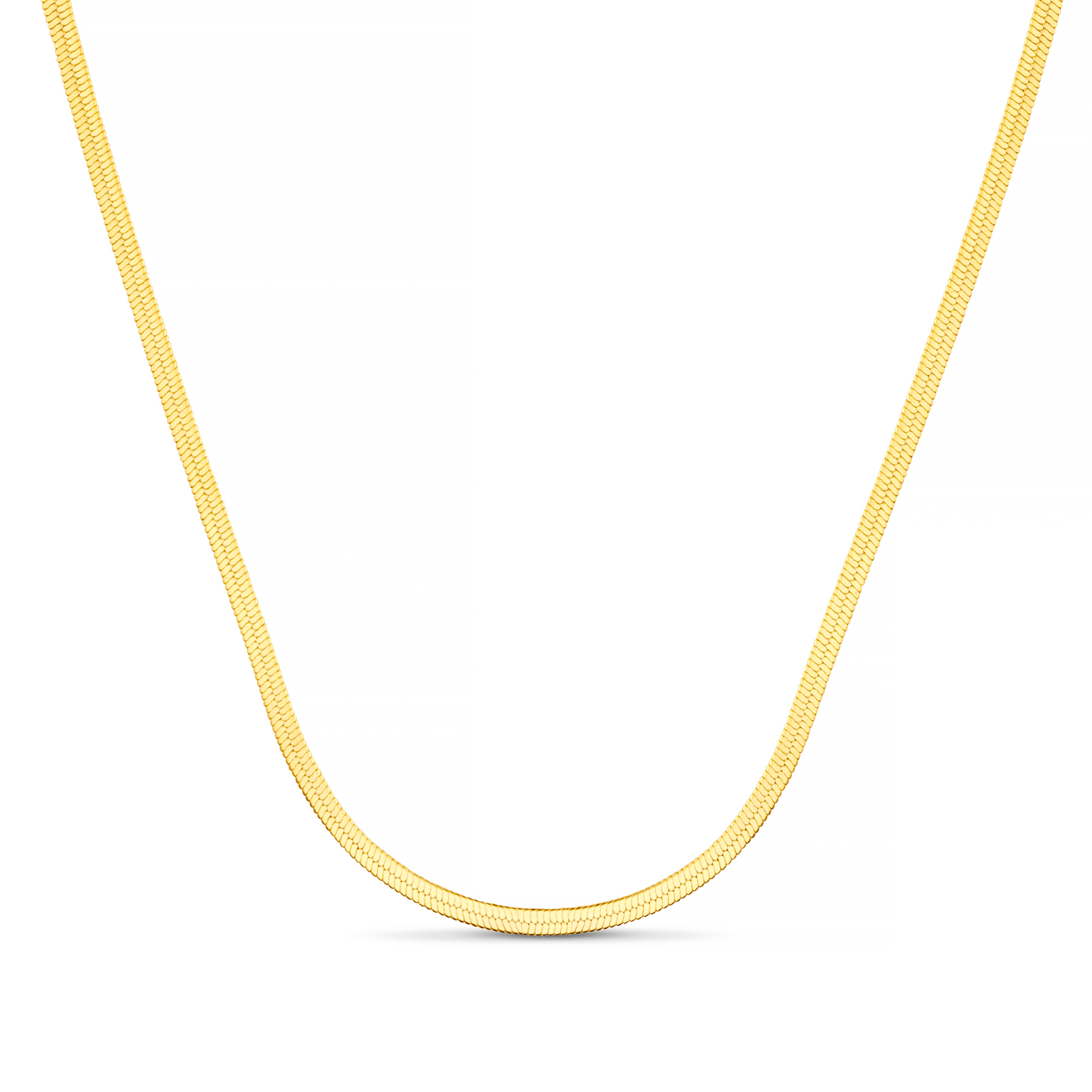 Sélia – Collier Chaîne Serpent Plate