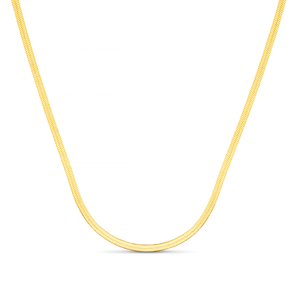 Sélia – Collier Chaîne Serpent Plate