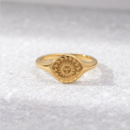 Solenne – Bague Solstice Dorée