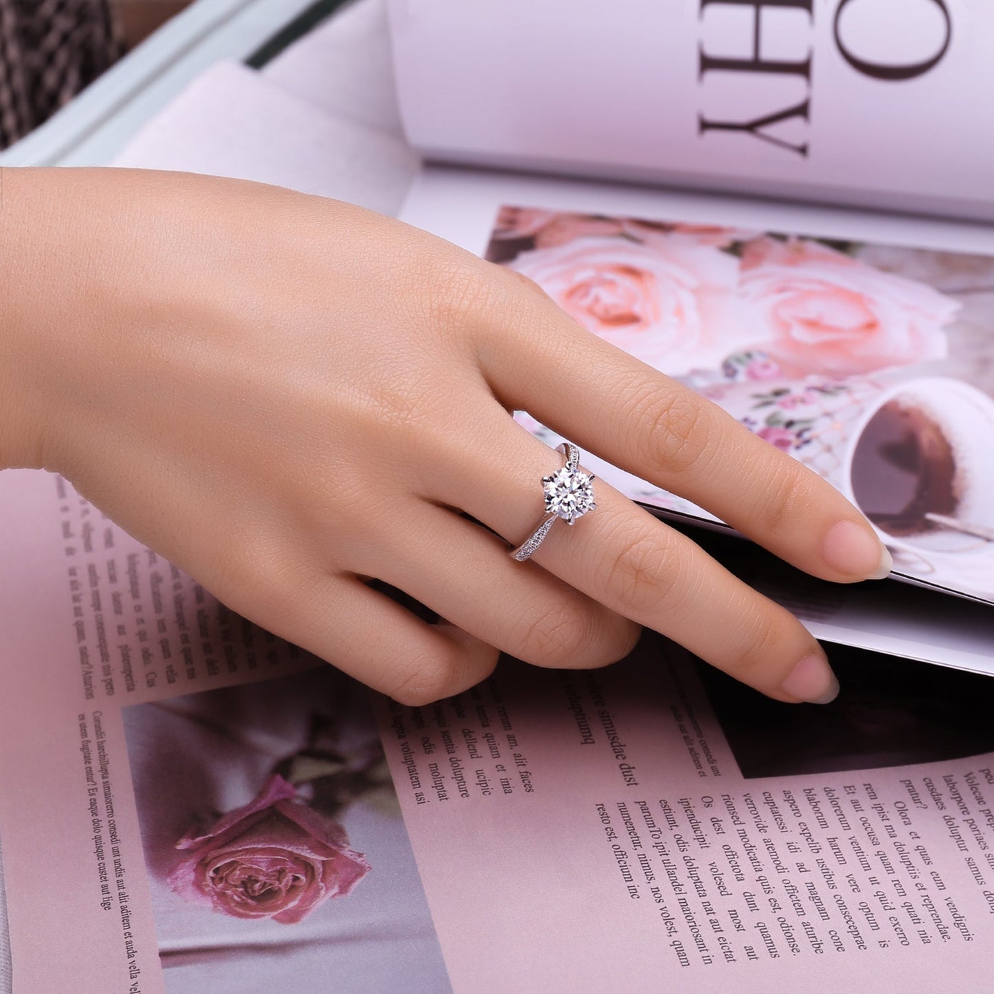 Brianna – Bague Classique Argent Élégance Pure